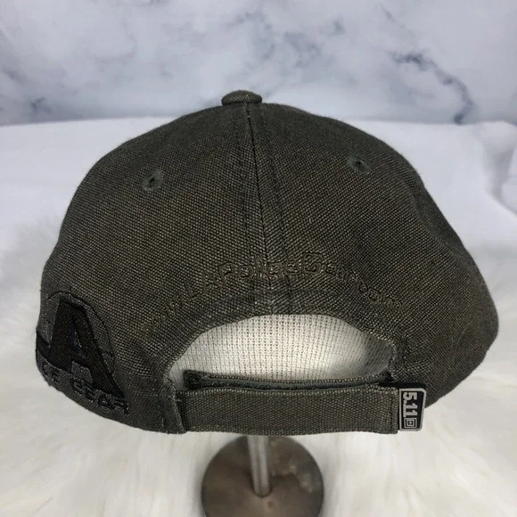 2009 511 5.11 Tactical Baseball Cap Hat Moss Green Olive Una Luce Per La Vita - Picture 4 of 11